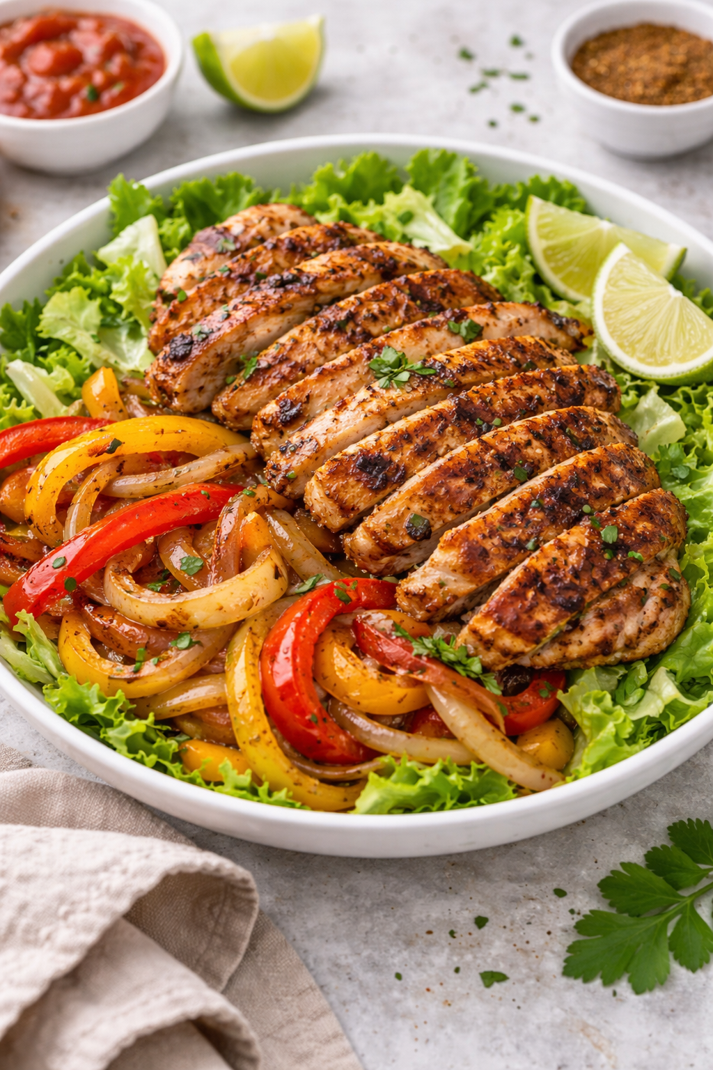 Chicken Fajita Salad