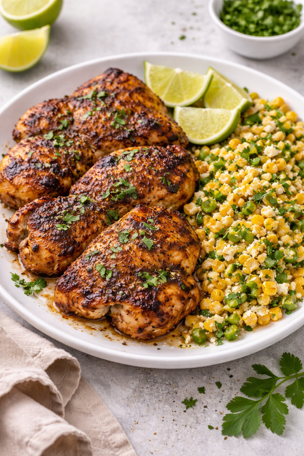 Mexican Street Corn Chicken Salad