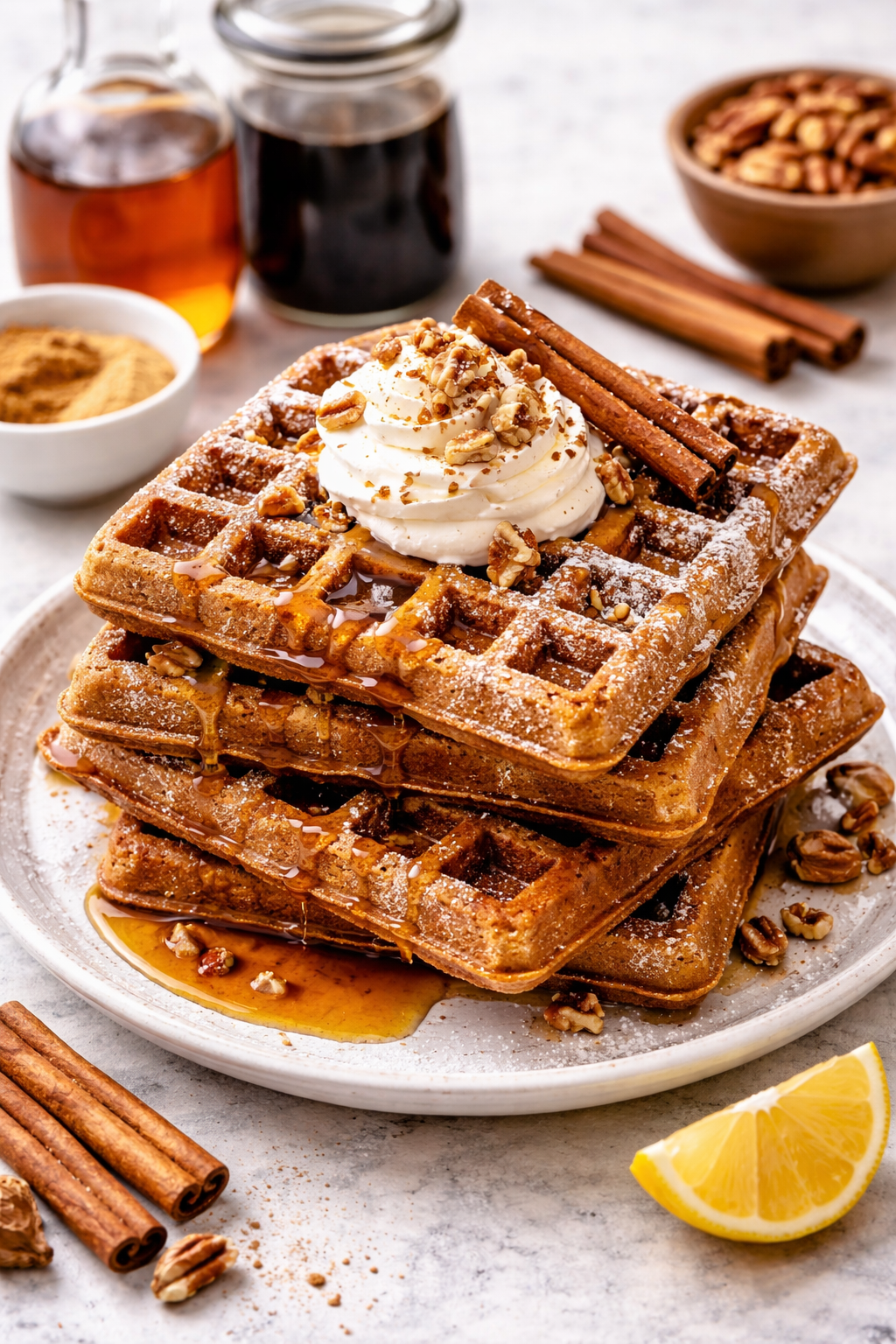 Gingerbread Waffles