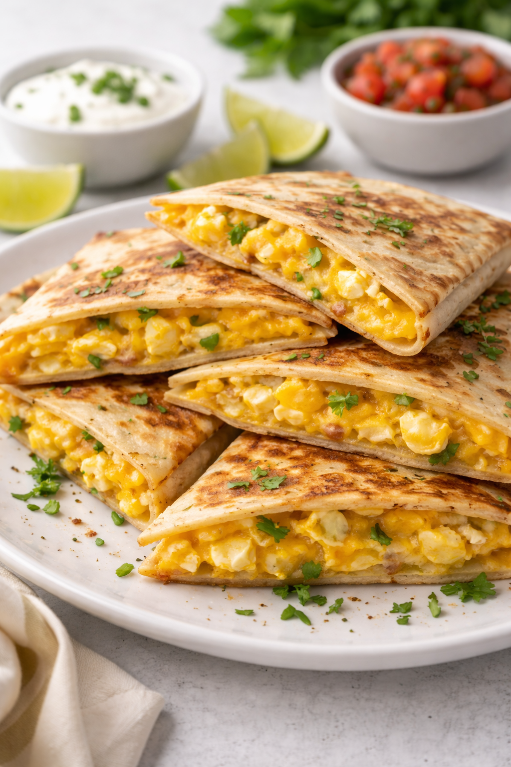 Egg and Cheese Quesadillas