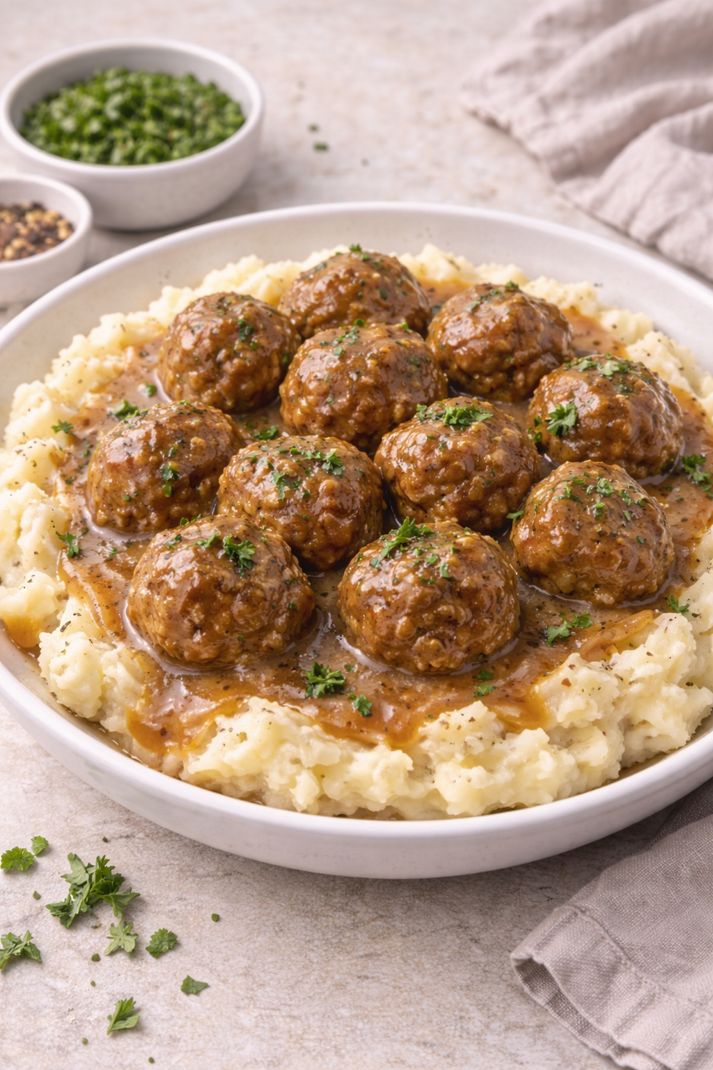 Meatballs in Gravy