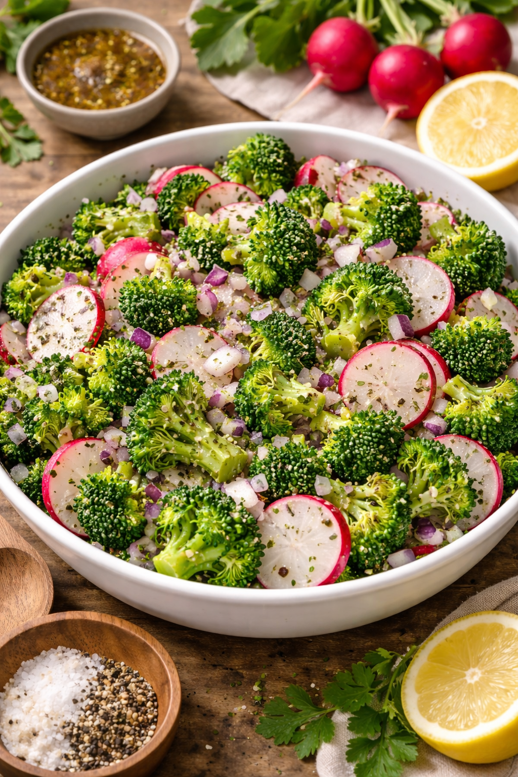 Broccoli and Radish Side Salad